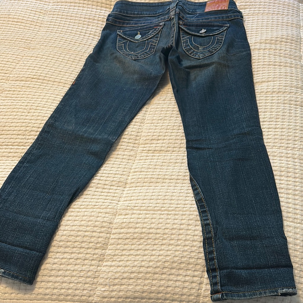 True Religion Blue Straight Leg Jeans Classic Style